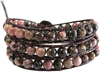 Handmade Adjustable Beaded Wrap Bracelet for Men and Women