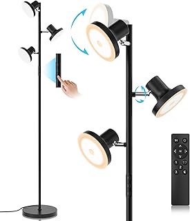 36W LED Tree Floor Lamp with Dimming and Remote