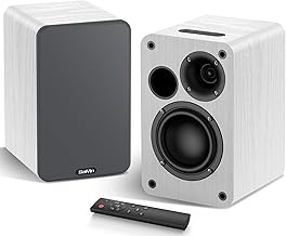 60W Bluetooth Bookshelf Speakers with 3.5" Woofer