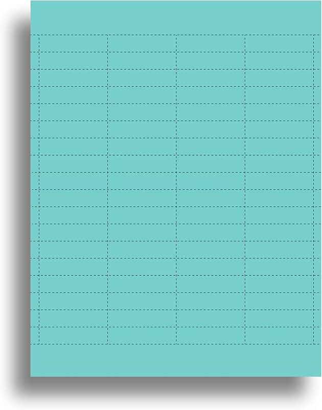 Blue 1/5 Cut File Folder Tab Inserts, 720 Sheets