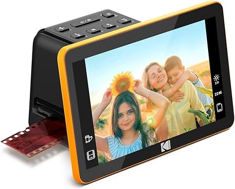 Digital Film Slide Scanner in Black and Yellow
