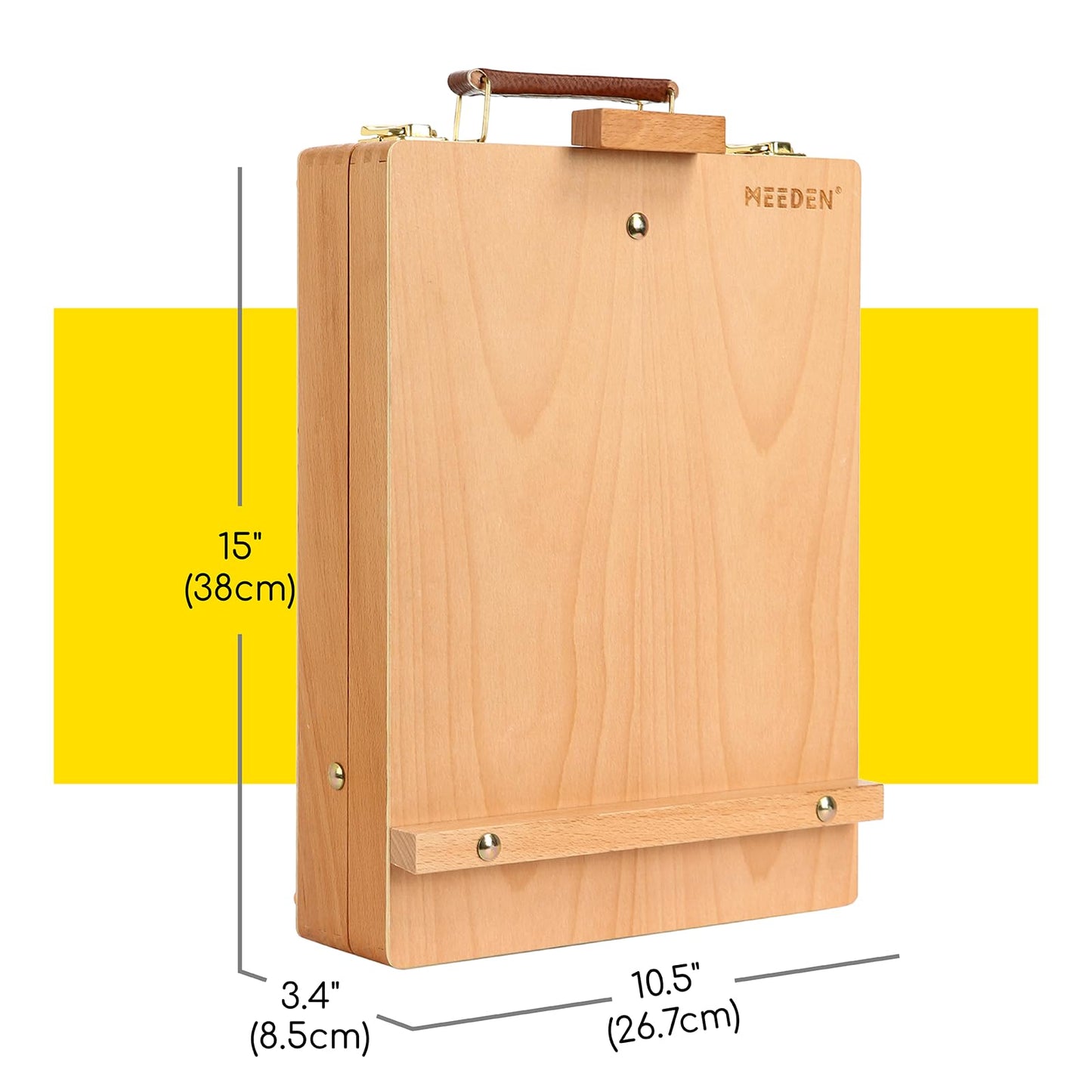 Solid Beech Wood Tabletop Art Easel for Painting