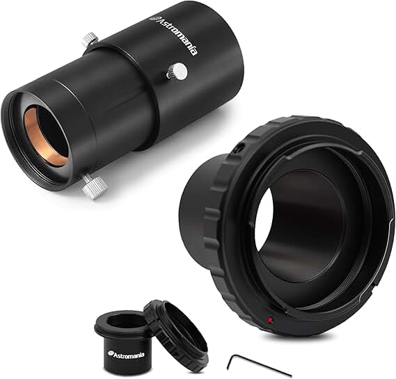 Extendable 2-Inch Metal Photo Adapter with T Ring and T Adapter