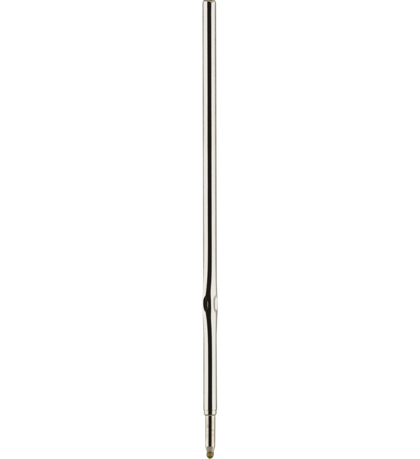Set of two stainless steel fine point black ink pen refills
