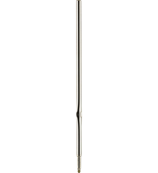 Set of two stainless steel fine point black ink pen refills