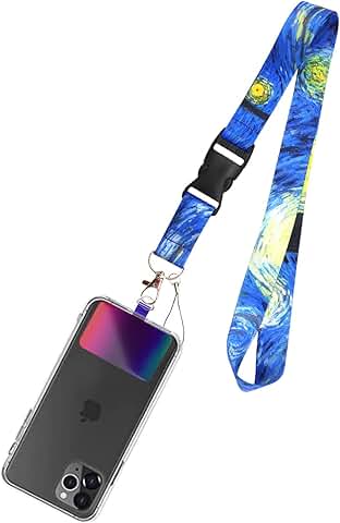 Breakaway Lanyard with Tether for Keys and ID Badge