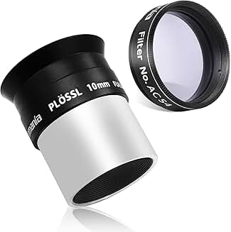 Color and planetary filter with 10mm eyepiece bundle