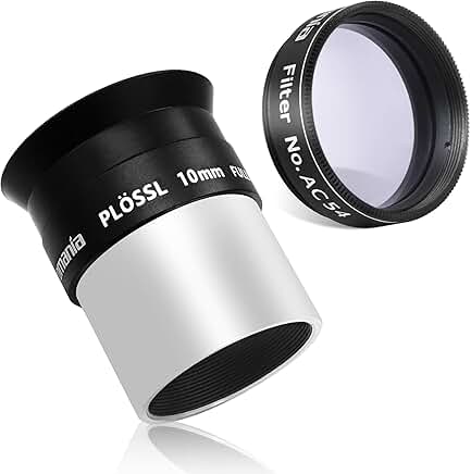 Color and planetary filter with 10mm eyepiece bundle