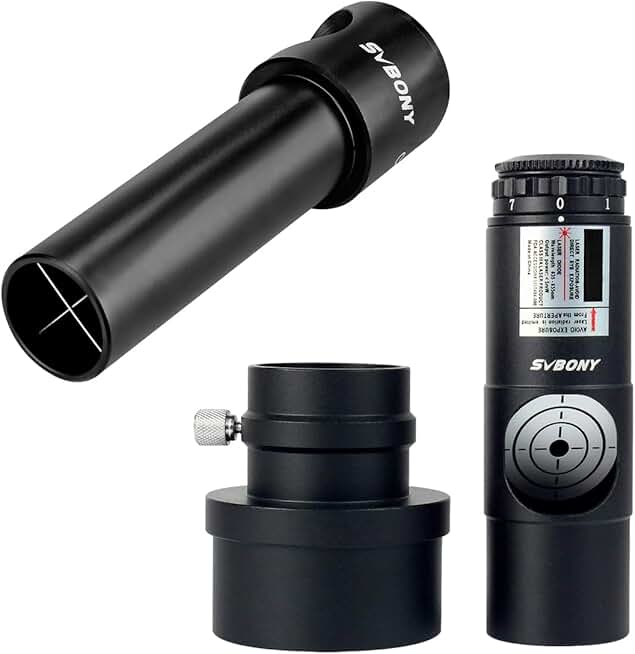Collimating Cheshire Eyepiece with Red Laser for Newtonian Telescopes