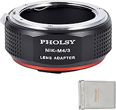 F to MFT Lens Adapter for Nikon F to Micro Four Thirds Cameras