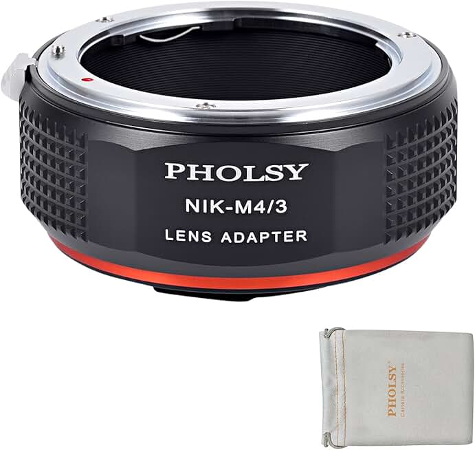 F to MFT Lens Adapter for Nikon F to Micro Four Thirds Cameras