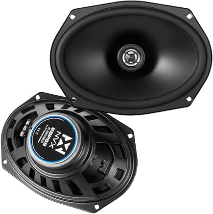 6x9 2-Way Car Speakers, 480W Peak, Easy Install (Pair)