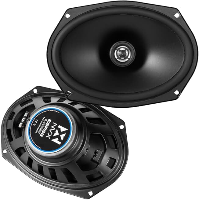 6x9 2-Way Car Speakers, 480W Peak, Easy Install (Pair)