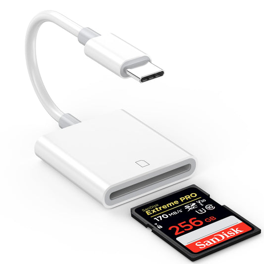 USB C SD Card Reader for iPhone and Camera