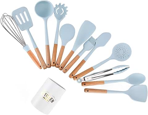 12-Piece Silicone Cooking Utensil Set