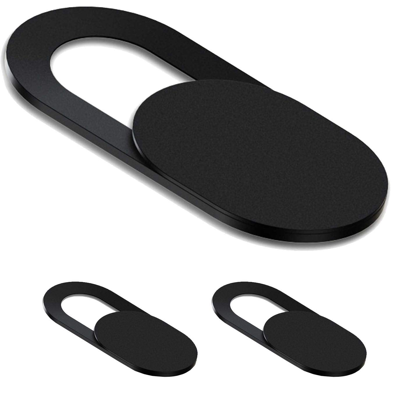 Three-pack ultra-slim webcam covers for privacy protection