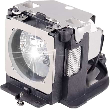 Replacement lamp bulb with housing for projectors