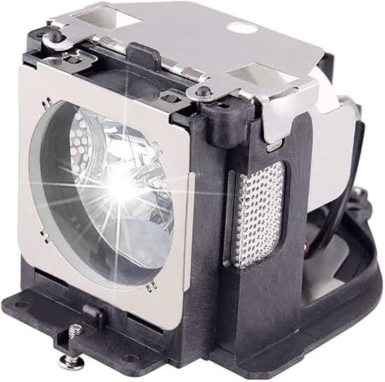 Replacement lamp bulb with housing for projectors