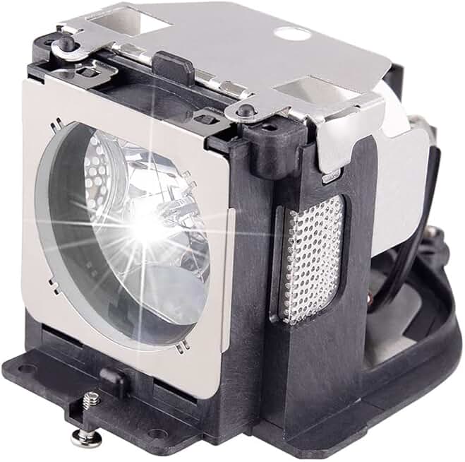 Replacement lamp bulb with housing for projectors