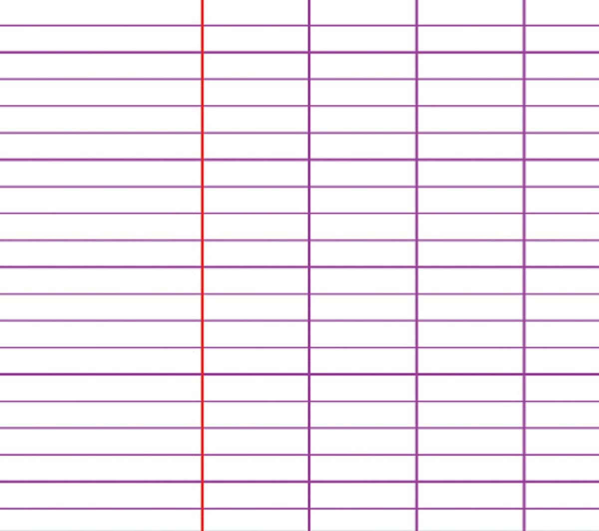 A4 Stapled Notebook with 96 Ruled Pages