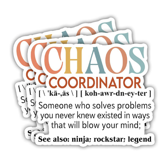 Set of three 3x4 inch funny vinyl decals for laptops, water bottles, and cars