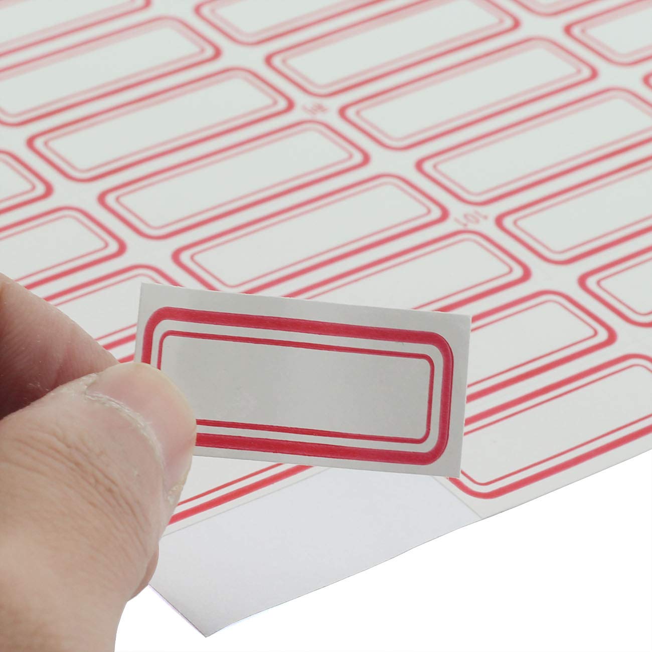 12 Sheet Self-Adhesive Label Stickers for Office and Lab
