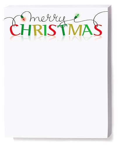 White holiday border paper with colorful lights, 8.5 x 11, 100 sheets