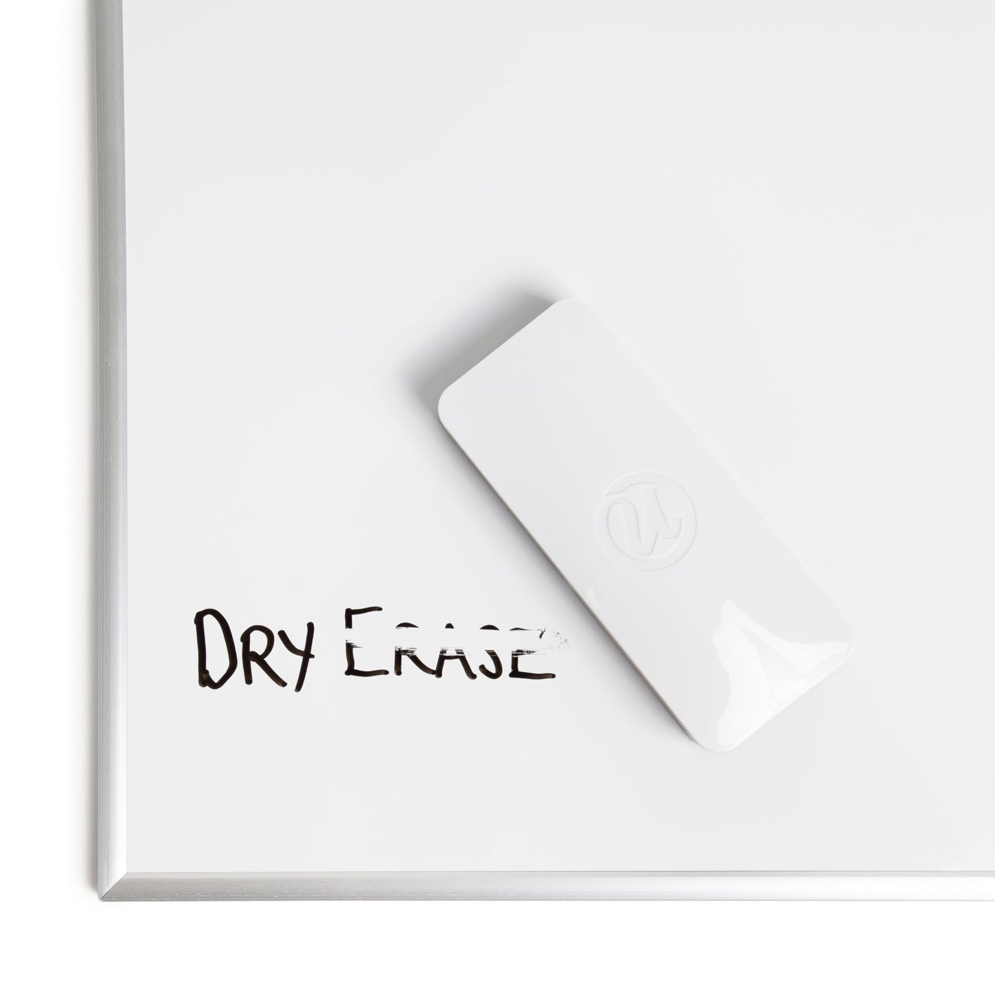 Magnetic Dry Erase Board Felt Eraser, 2x5x1, White