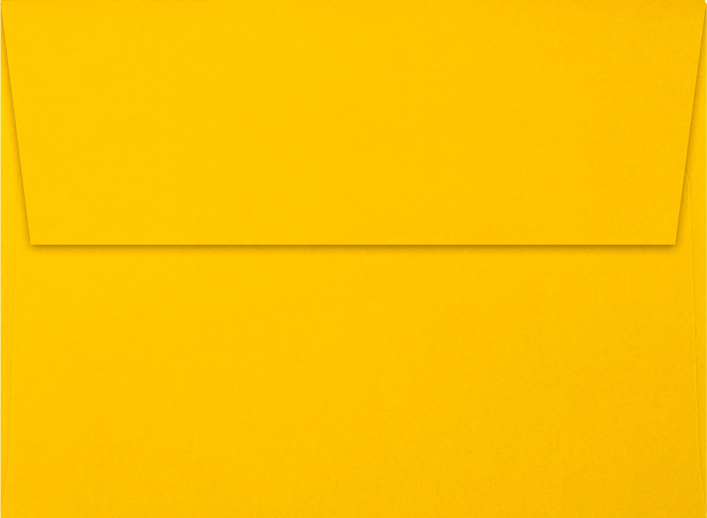 Yellow A7 Invitation Envelopes, 500 Pack
