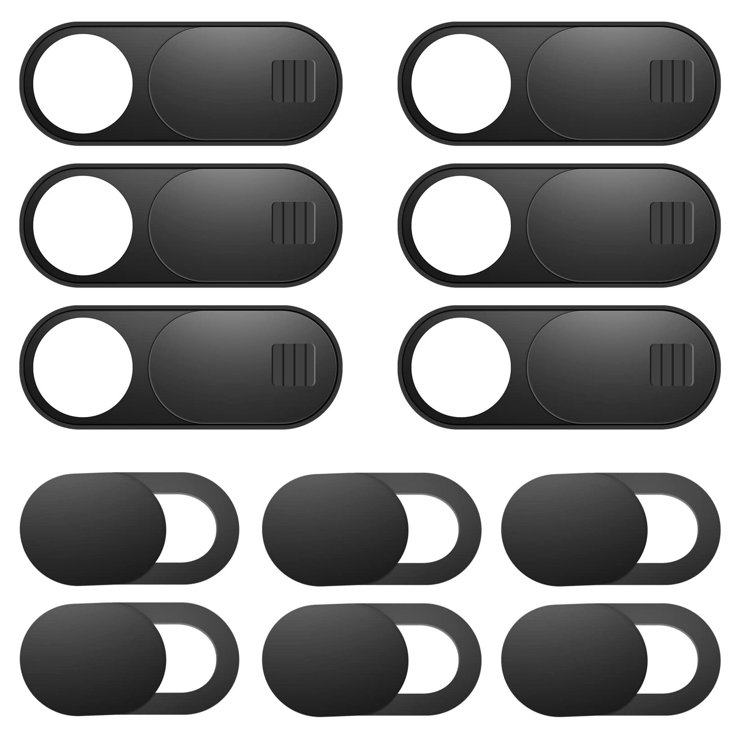 12-Pack Ultra-Thin Camera Cover Slides for Privacy