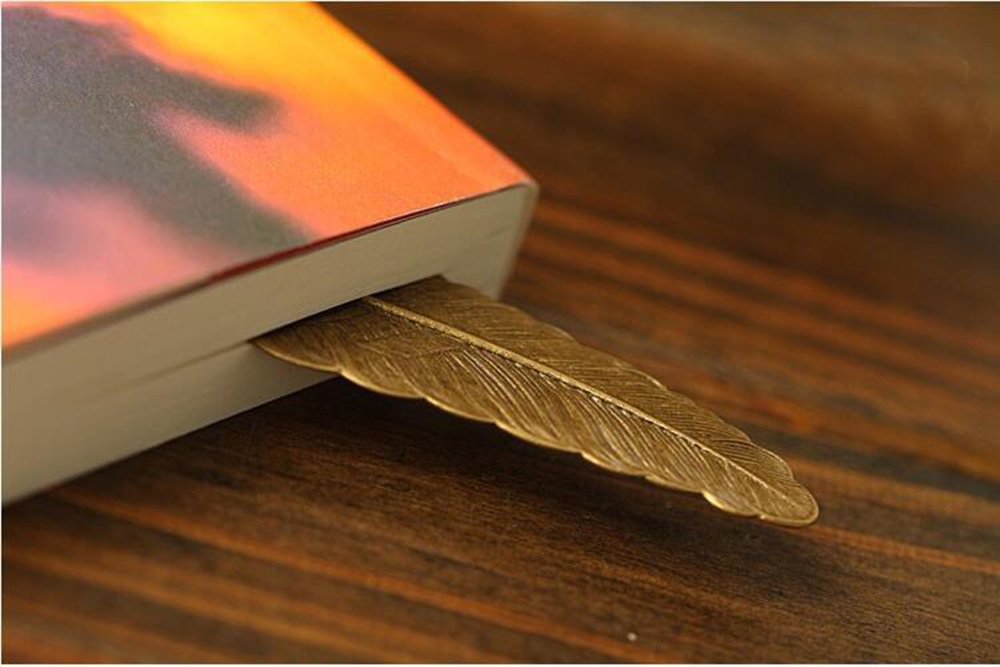Six Color Vintage Metal Bookmarks for School and Stationery