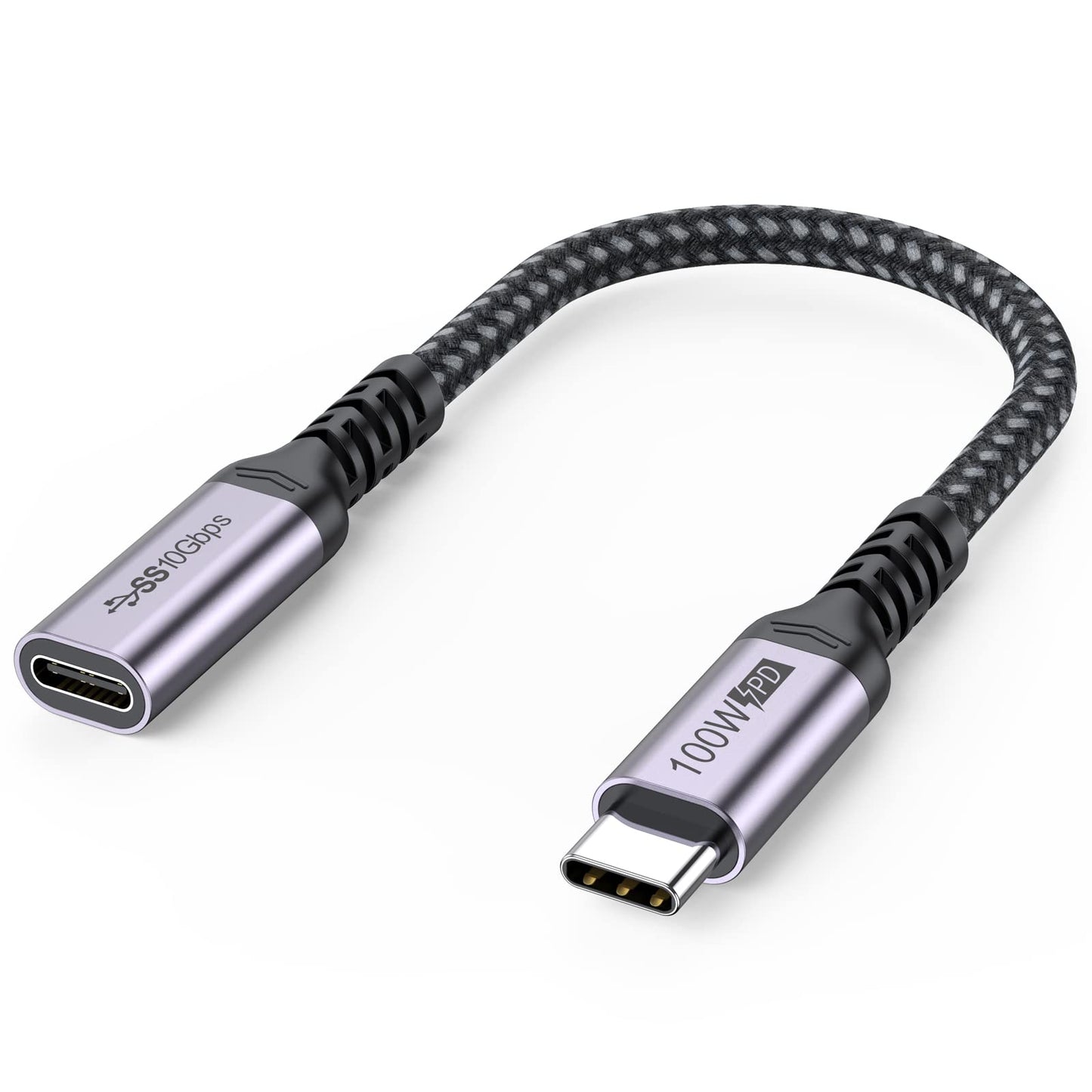 6-inch USB C Extension Cable for Fast Charging and Video
