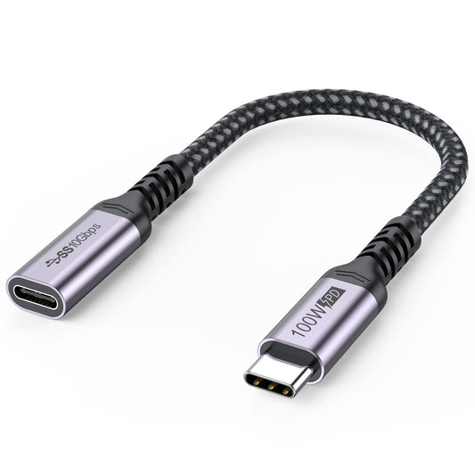 6-inch USB C Extension Cable for Fast Charging and Video
