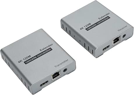 4K HDMI Extender Over Ethernet Up to 120M