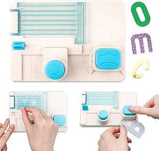 Mini Alphabet Punch Board for DIY Crafts and Decorations