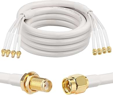 10FT SMA Male to Female Coax Extension Cable