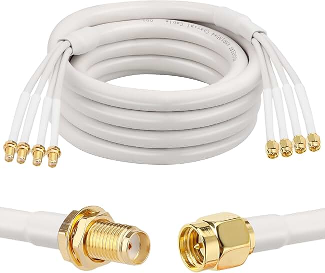 10FT SMA Male to Female Coax Extension Cable