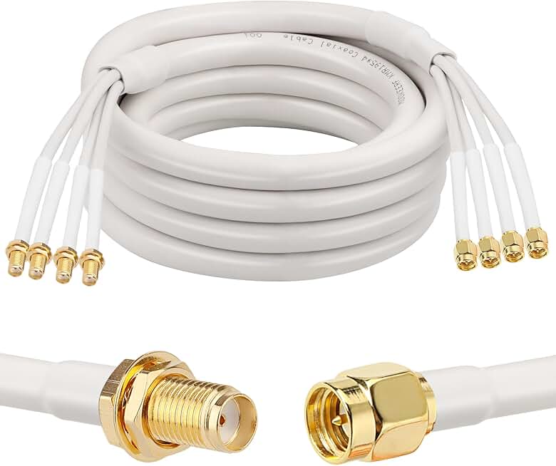10FT SMA Male to Female Coax Extension Cable