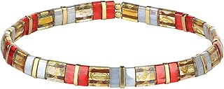 Colorful Elastic Friendship Bracelets for Summer