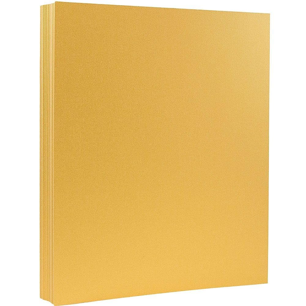 Gold Stardream Metallic Cardstock, 8.5 x 11, 50 Sheets
