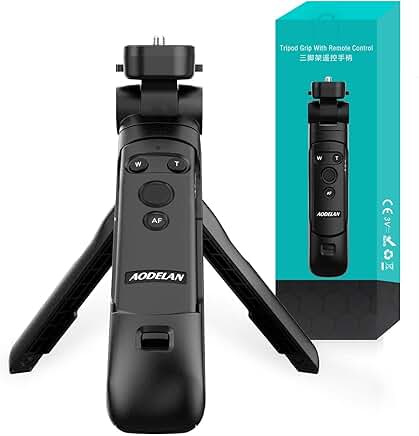 Black plastic tripod grip with flexible pan-tilt head
