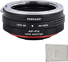 AF to Fuji X Lens Mount Adapter with Aperture Control