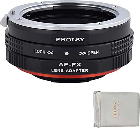 AF to Fuji X Lens Mount Adapter with Aperture Control