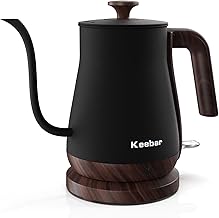 Stainless Steel Gooseneck Electric Kettle, 0.8L