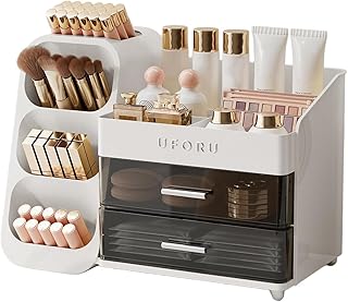 Large Capacity Drawer Organizer for Makeup and Skincare