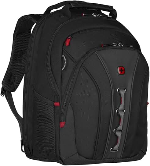 16-inch black and gray laptop backpack for men and women