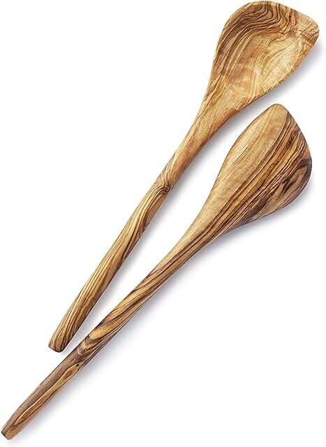 Olive Wood Cooking Spoons Set
