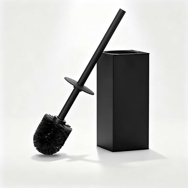 Stainless Steel Toilet Brush and Holder Set