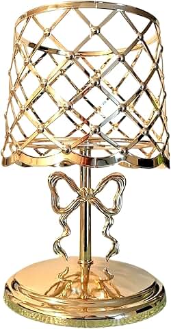 Sweetheart Gold Bow Candle Holder