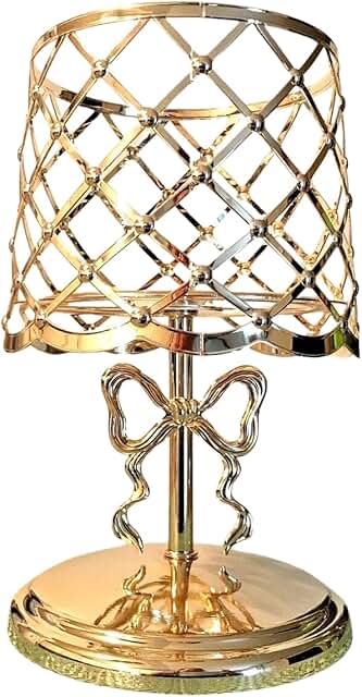 Sweetheart Gold Bow Candle Holder